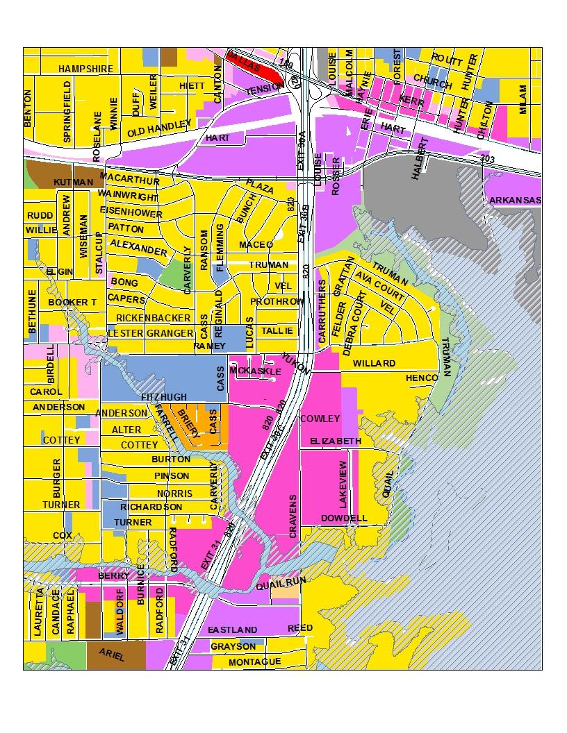 Comprehensive Plan Future Land Use Maps District 5 Lake Arlington North Multiple future land use