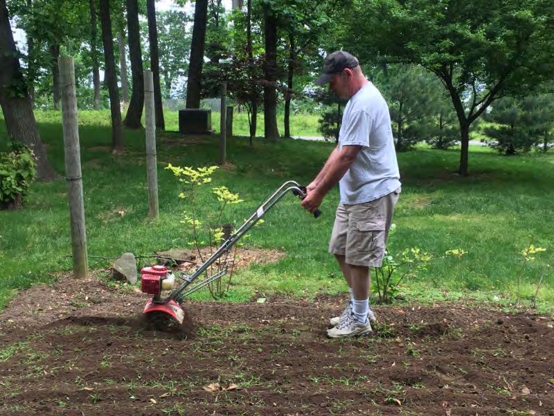 Turf MGMT. option #4: Till: breaking up and removing your sod with a tiller.