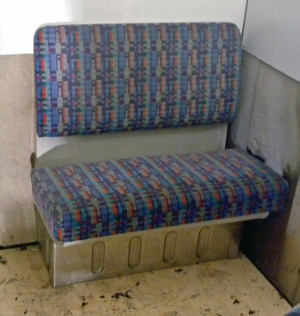 11 Figure 6 Photo of seats in the train carriage mockup.