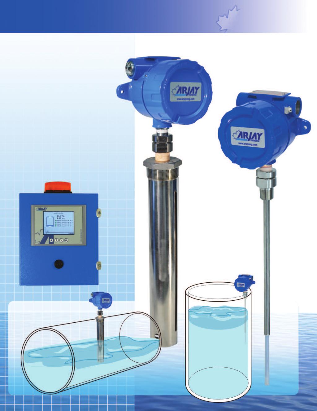 4100-LEV Level-Ease Monitor ENGINEERING Continuous level monitoring of liquids and bulk solids Over 40 years of Arjay s field proven HF capacitance experience has been applied to the Level-Ease 4100