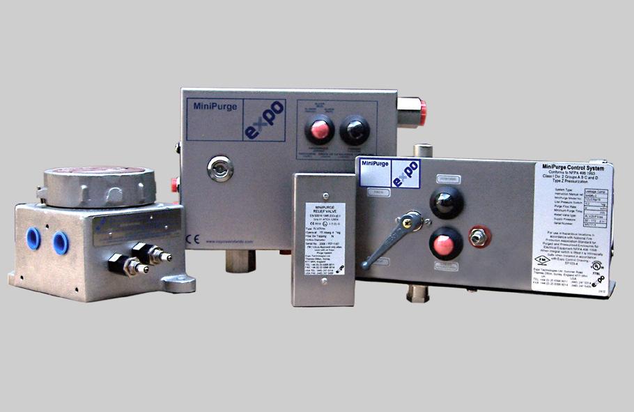 Typical enclosure systems Custom Cabinets Mini-X-Purge Interface Box
