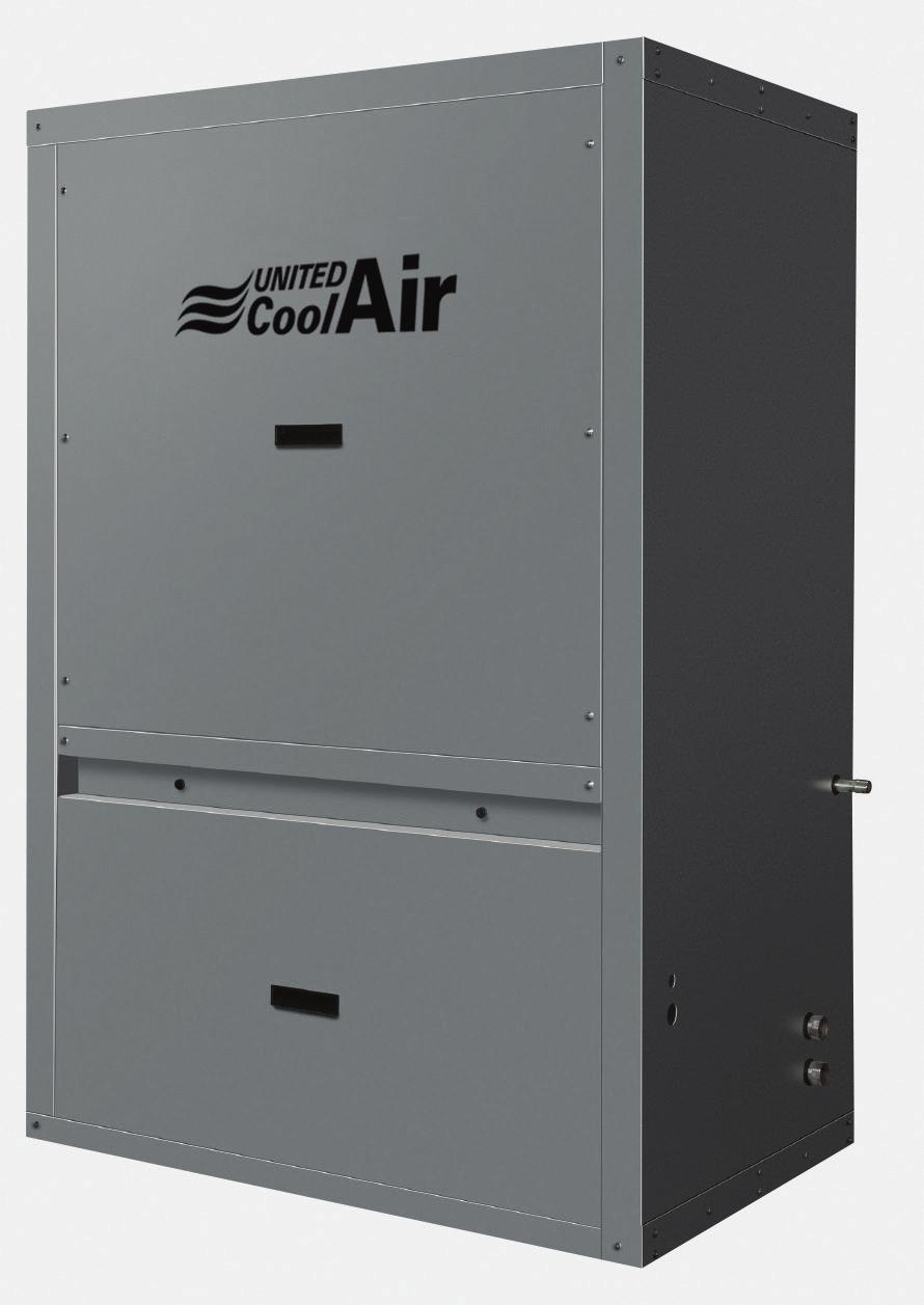 OmegaAir Air-Cooled Water-Cooled The OmegaAir DOAS is designed specifically for indoor installations OmegaAir provides air flow capabilities from 150 CFM up to 3000 CFM of room neutral air (70 F to
