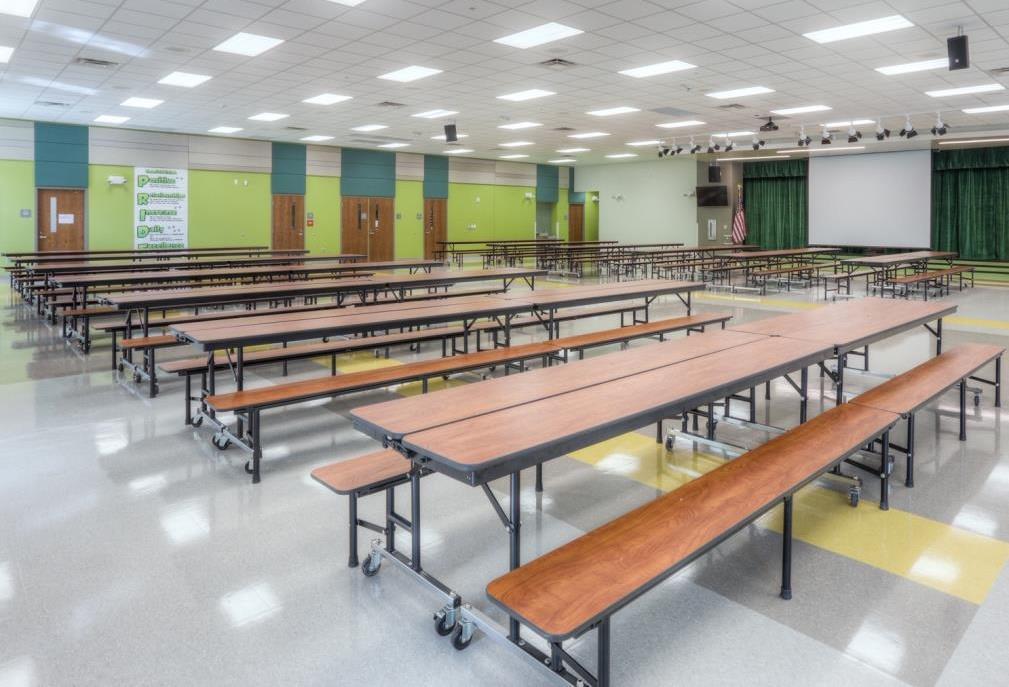 Cafeteria The Cafeteria will include: Kitchen Two Serving Lines Teacher