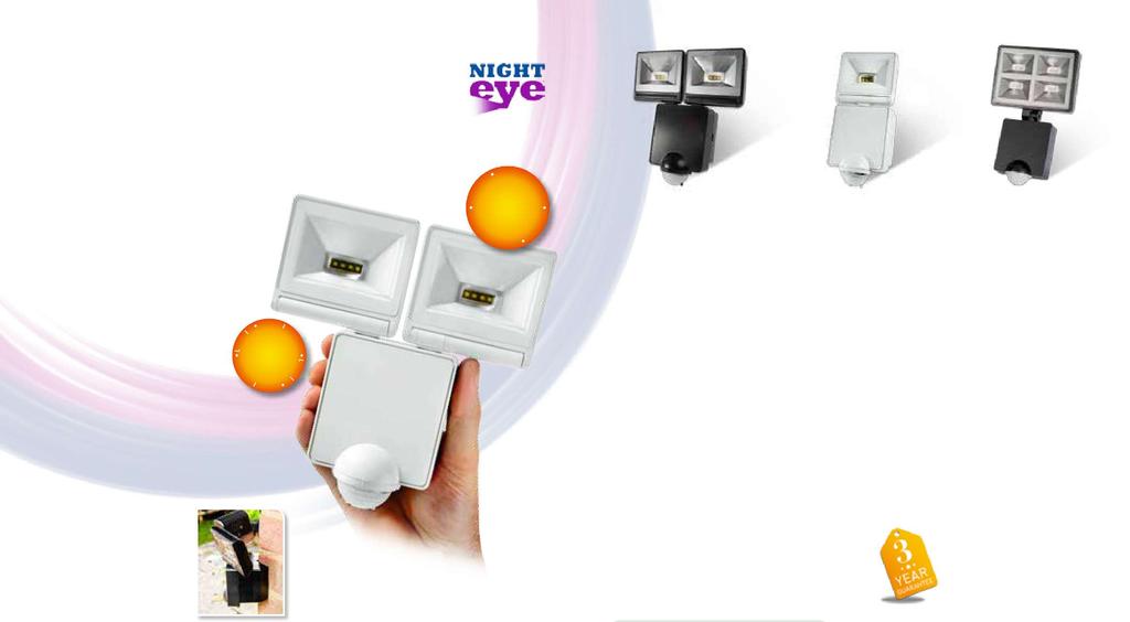 Easy installation with fast-fix terminal block connection. Corner Brackets for LED100