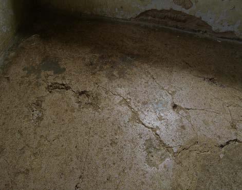 Many old plaster floors continue to be serviceable but over time can become heavily eroded, weaken or fail (see figure 11).