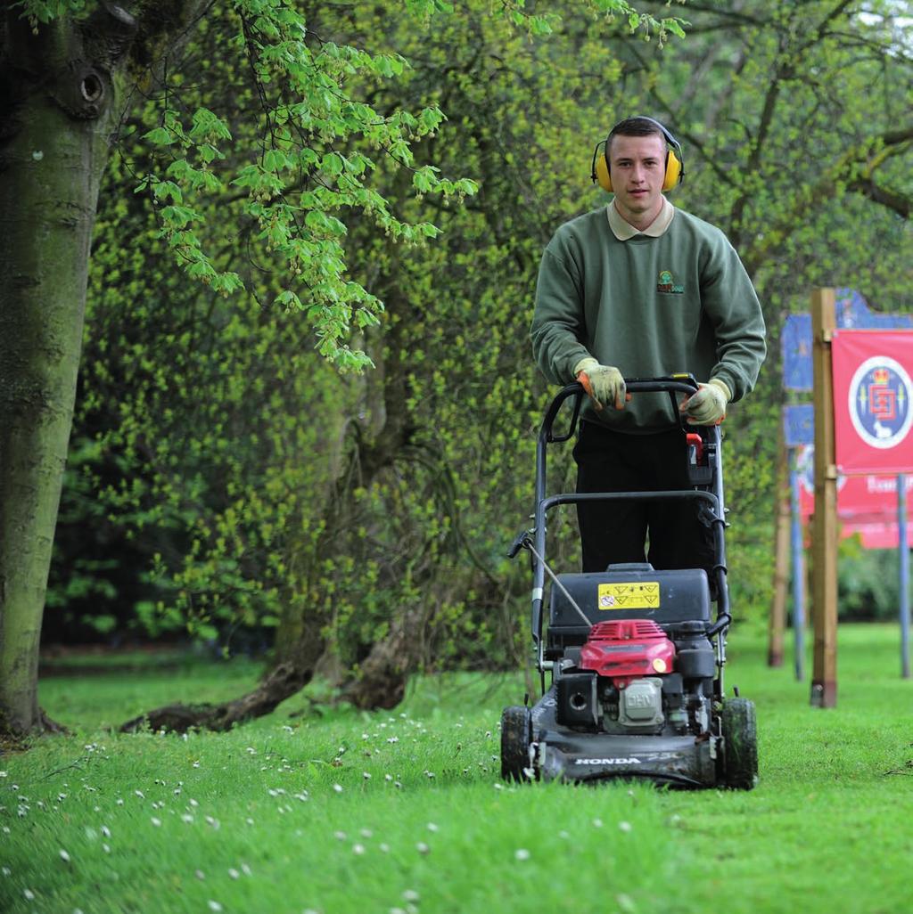 Mowing and Turf Maintenance We look after the grass cutting and mowing of all different types and size of grass/ lawn area including parks, communal gardens, communal grassed areas on