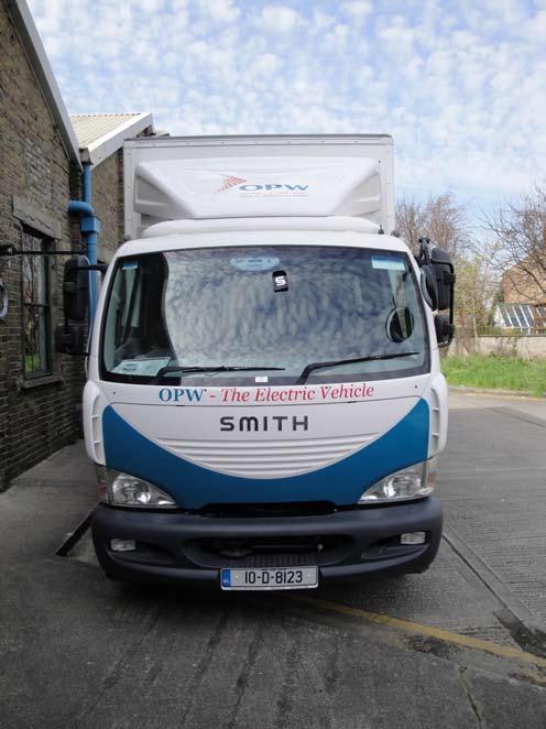 The truck is a Smith Newton 7.5 tonne vehicle that will be used by OPW Furniture Division for deliveries and transport of furniture in and around the Dublin area.