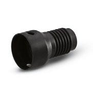 0 1 piece(s) ID 40 Threaded reducer - from C-40 to DN 35. Suitable for NT vacuum cleaners. Reducers (tube -> nozzle) Reducer 55 6.902-017.
