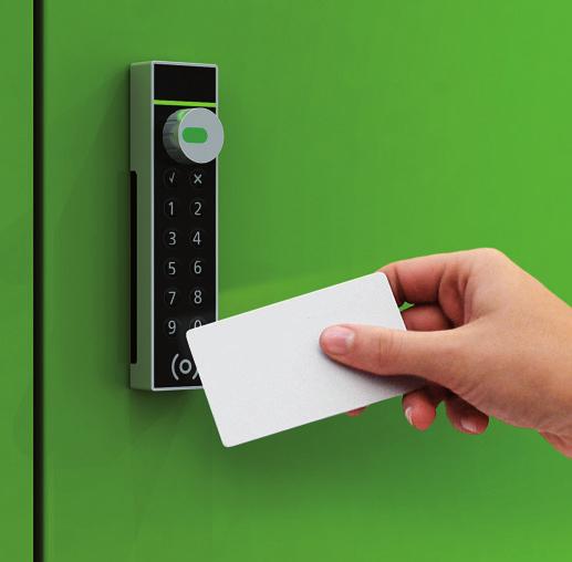 You can choose from different versions of levels of access, i.e. keyless with a PIN code, contactless with an RFID card or the stateof the art variant via a mobile phone.