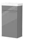 Toilet unit Freestanding double drawer washbasin unit only Cloakroom ceramic basin Ceramic basin