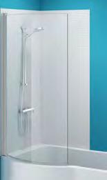 Curved edge Square Bathscreens nabis bathscreens have outstanding quality built in.