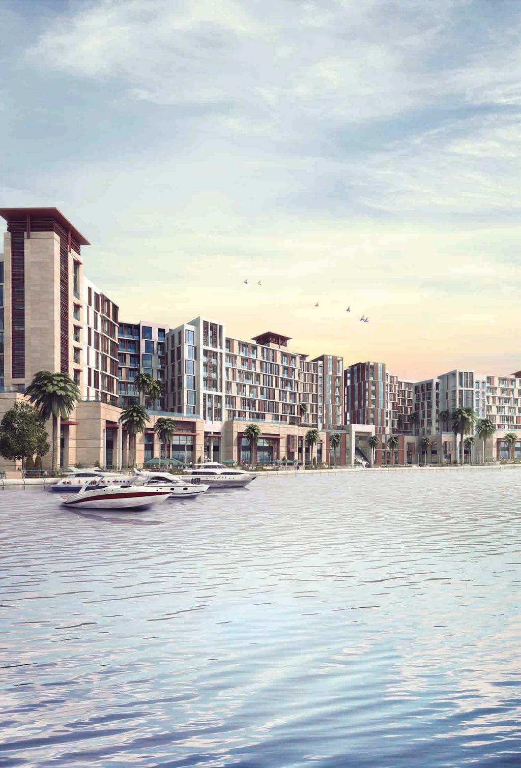 DUBAI WHARF Dubai Wharf is a mixed used development set within the heart of the Dubai Creek, opposite Al Jadaf metro station.