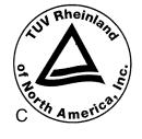 Name of Certification Body TÜV Product Service TÜV Rheinland of North America Certification Marks The TÜV Product Service certification mark requires the