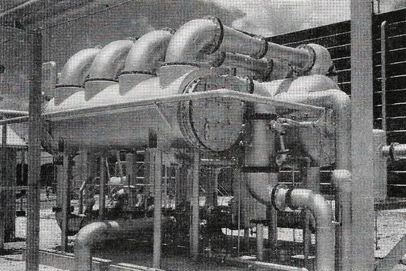 250 ton (875 kw) steam-jet unit in an oil