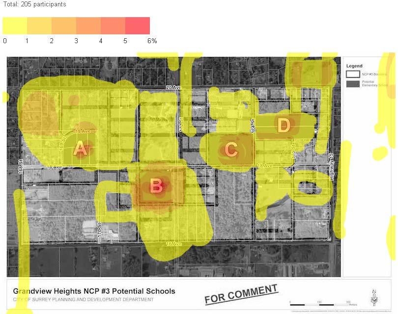 School Locations Location A 31% Location B 26% Location C 26% Location D 11% Other 6% Q: Which one of the four proposed locations would you prefer?