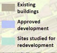 redevelopment Establishes several peaks across RCRD (outside of priority view