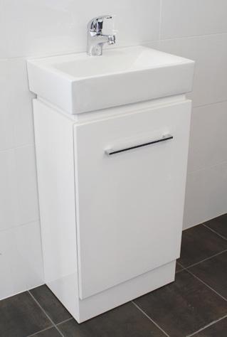 1200 White 5 different cabinet/bowl styles 900mm: $1479