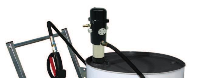 Pneumatic Oil Pumps pneumato 3 - Oil Pump Systems, Mobile for 200 litre drum with 4 m delivery hose steel