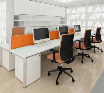 RELAY Flexible working Relay Bench Desking System Relay offers unique features on a