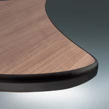glass) with polished edges Real-wood veneers: The right choice for