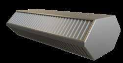 No screws or rivets in any part Filters Easy replaceable compact filters with large surface area, which can be removed