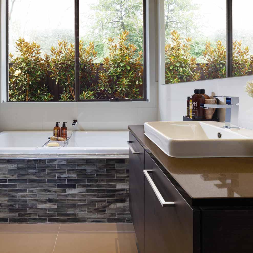 Revel in your own space with double vanity to bathrooms (selected homes only) On