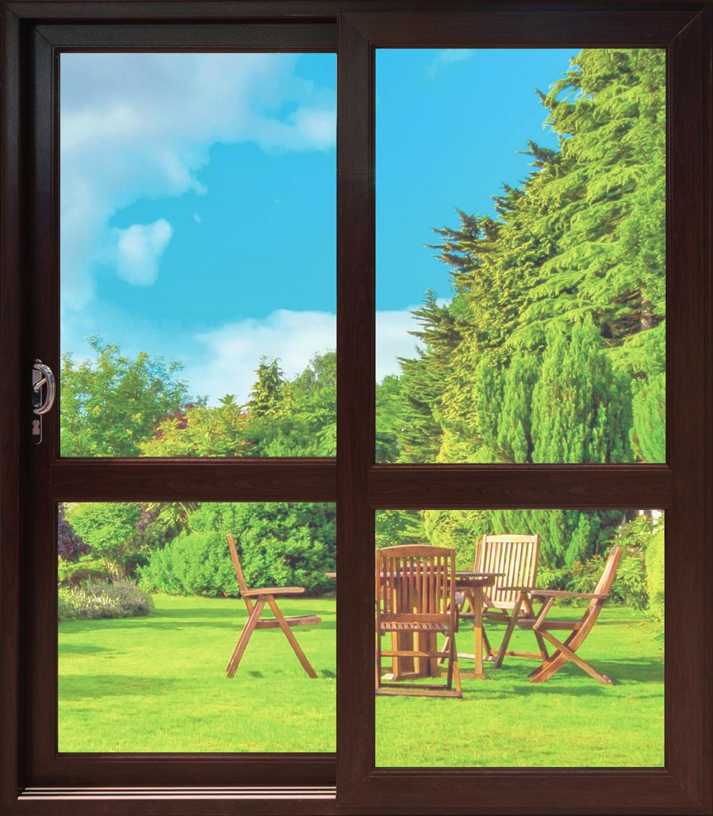 The beauty of in-line sliding patio doors lies in their ability to provide virtually unhindered views of the great outdoors while barely touching your living space - even when open.