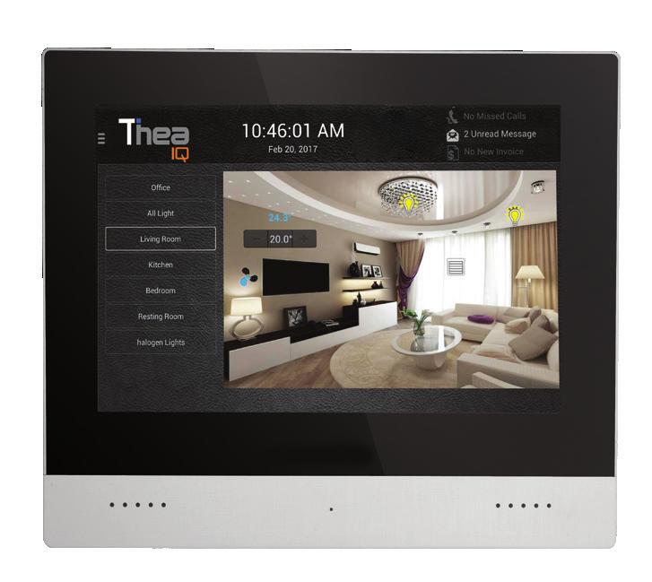 Thea IQ creates a high grade atmosphere living space with variety of