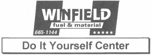 PLEASE patronize our advertisers And let them know that you appreciate their support of our club Winfield Road at the Railroad Tracks Winfield Paving, Terracing