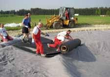 Reliable seaming method Multiple Firestone EPDM Geomembrane panels can be assembled on site using the Firestone QuickSeam Tape