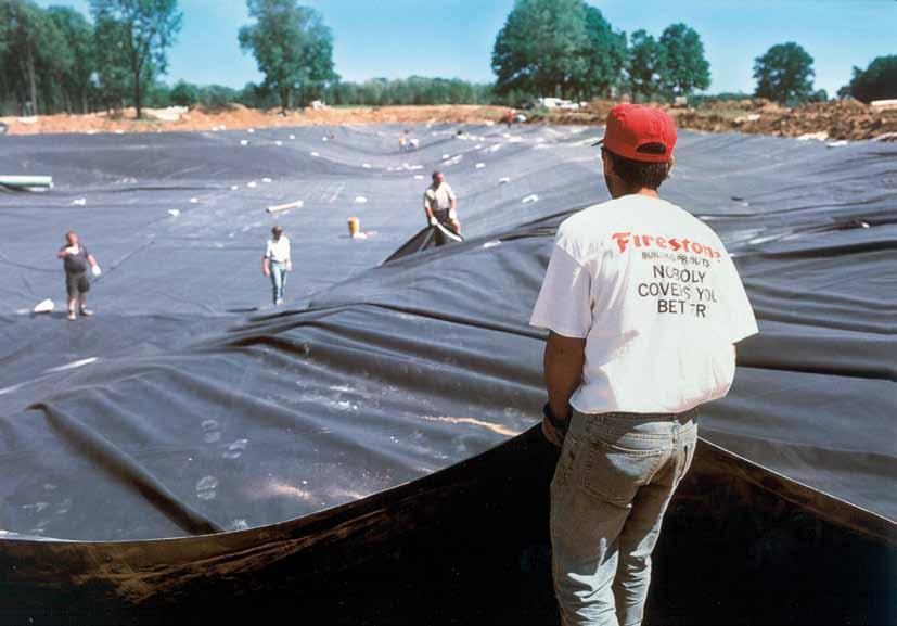 Product certification Firestone EPDM Geomembrane has been tested and certified to various international and national standards for physical properties and seam strength, including the French