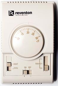 9. CONTROLS To make easier the usage of the Reventon Group devices we also offer the additional controls: -stage speed controllers with thermostat Controller is used to regulate devices equipped with