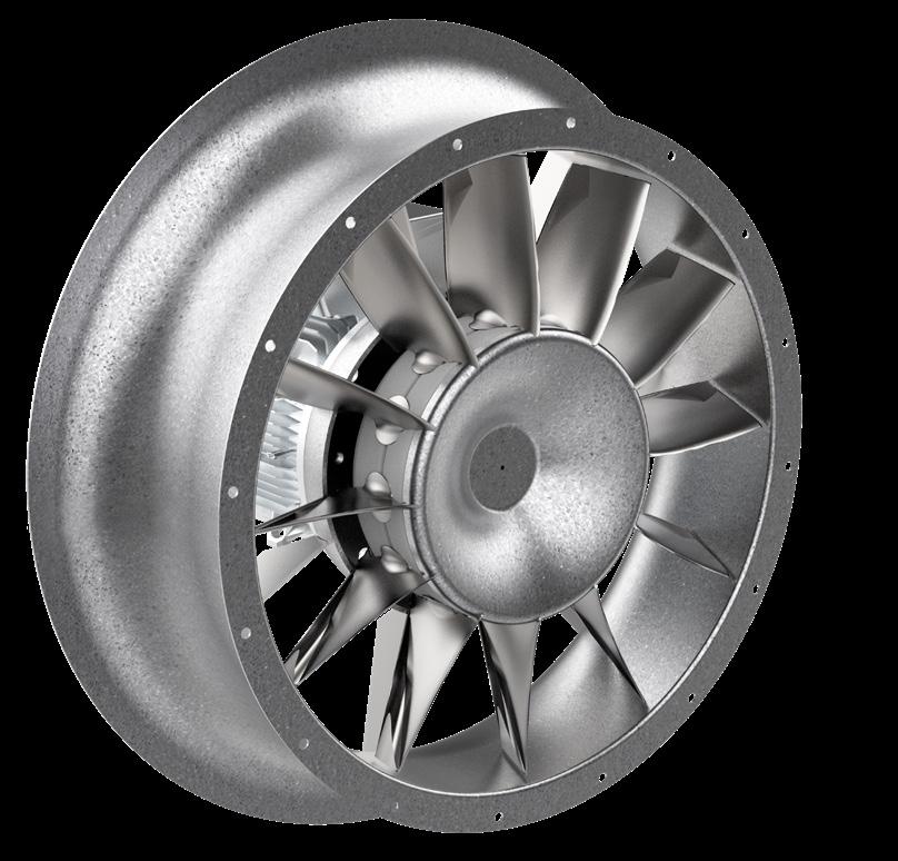 AXIAL FLOW FANS NOVAX ACG/ACP The NovAx ACG/ACP fans are partially reversible, compact and robust axial flow fans with pre-settable blades.