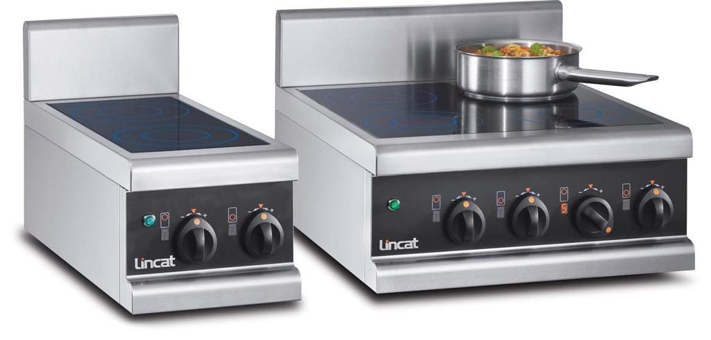 Induction Hobs Energy-efficient Opus 700 induction hobs deliver highly responsive and controllable cooking in a robust, heavy duty, body.