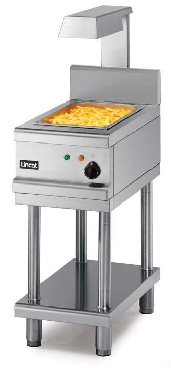 OE7113 Electric Chip Scuttle Heated from above and below to keep chips and other deep-fried products in perfect condition Removable