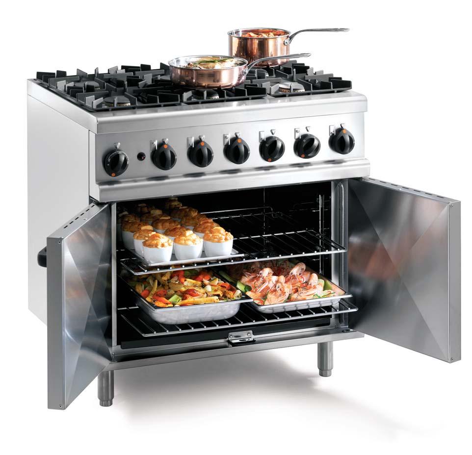 Oven Ranges & Boiling Tops Oven ranges are at the heart of larger commercial kitchens.