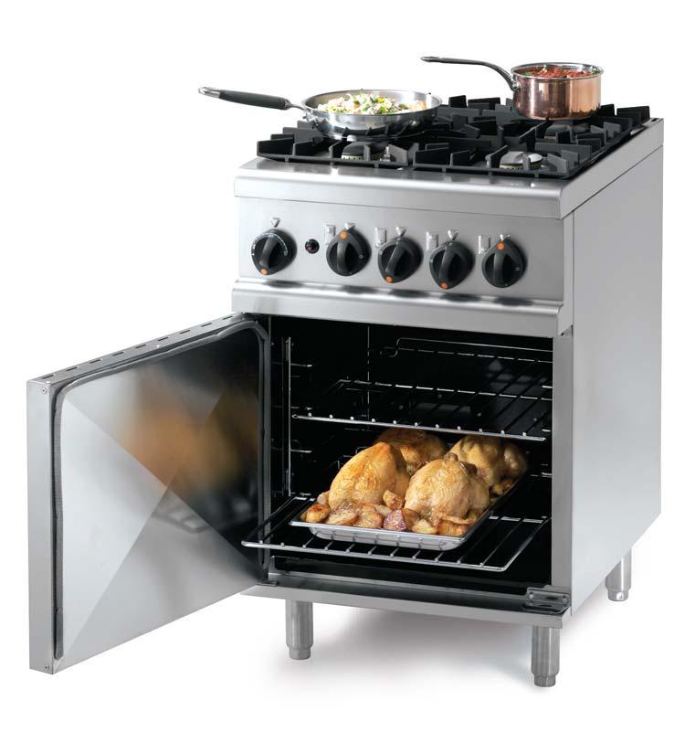 Gas Open Top Oven Ranges Powerful 6.
