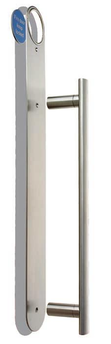 2mm thick Please Note: Orbis Commercial pull handle designs with the appropriate centres are also compatible with the Orbis Premier range of backplates and inserts as illustrated on this page.