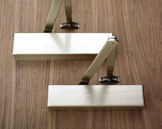 ORBIS PREMIER - OVERHEAD DOOR CLOSERS Door Closers Orbis Premier closers are high specification adjustable power closers which have clean and simple lines, ideally suited for use with Orbis Premier