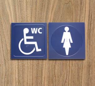 ORBIS - SIGNS & SYMBOLS Tactile Symbols The use of tactile signage is a requirement of Part M2 of the Building Regulations 99 and it is recognised that use of tactile signs ensures people with visual