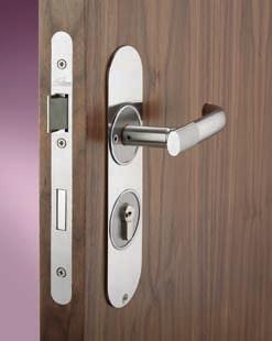 Dual There are two combinations of Satin and Polished Stainless Steel finishes available for Orbis Premier lever and pull handles.