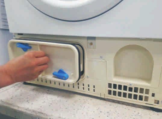 If the laundry is not drying check that the filter is not clogged.