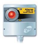 ecp ape 03 man in cold room alarm 72 73 Man in cold room alarm kit: consisting of control unit with acoustic / visual warning, comes complete with buffer battery and luminous emergency inroom