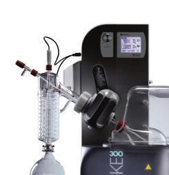 Rotary Evaporators Standard features and performance: > Removable safety shield > Glassware lifting made possible with or without protective shield > Maintenance-free PTFE and carbon graphite seals >