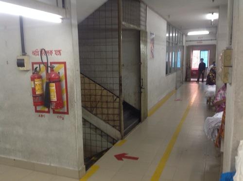 Page 4 F-2 Fire Rated Construction The exit stairs are not separated from work areas, other spaces on each floor by
