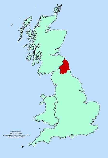 Northumberland Fire and Rescue Service, UK Land area: 5013 km² ; population of 300,000 50% population live in 5% land area Traditional Fire and Rescue Operations Wildfire fighting,
