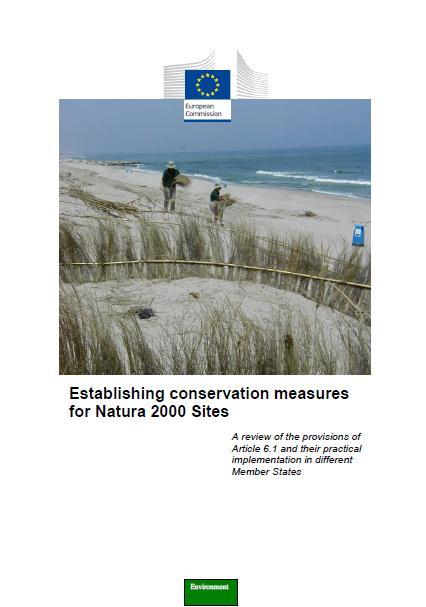 Management of Natura 2000 sites: Guidance http://ec.europa.