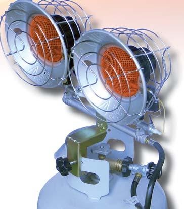 Radiant heaters heat like the sun, heating objects not the air.