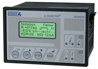EN Manual ISOMETER IRDH575 Insulation monitoring device for IT AC and DC systems with integrated