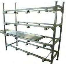 OTHER FRANKE PRODUCTS Design Features: Table Sloped from 35 to 60 mm Deep Removable catch grid attached to side of